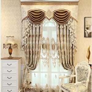 Embroidered Curtain W-038